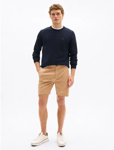 Tommy Hilfiger Regular Fit 7" Comfort Stretch Short In Tannin