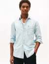 Tommy Hilfiger Regular Fit Chambray Pocket Shirt In Blue