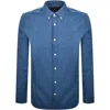 Tommy Hilfiger Regular Fit Chambray Shirt Blue