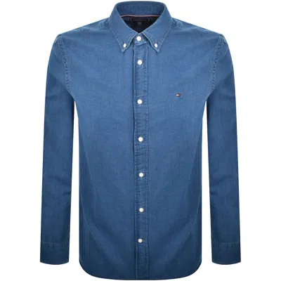 Tommy Hilfiger Regular Fit Chambray Shirt Blue