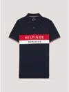 Tommy Hilfiger Regular Fit Colorblock Polo In Desert Sky
