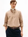 Tommy Hilfiger Regular Fit Corduroy Shirt In Brown