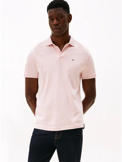 Tommy Hilfiger Regular Fit Cotton Polo In Pink