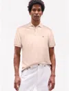 Tommy Hilfiger Regular Fit Cotton Polo In Beige