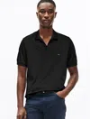 Tommy Hilfiger Regular Fit Cotton Polo In Black