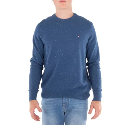 Tommy Hilfiger Regular Fit Cotton Pullover Jumper In Blue