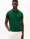 Tommy Hilfiger Regular Fit Crest Logo Pique Polo In Green