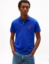 Tommy Hilfiger Regular Fit Crest Logo Pique Polo In Multi