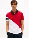 Tommy Hilfiger Regular Fit Diagonal Colorblock Polo