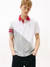Tommy Hilfiger Regular Fit Diagonal Colorblock Polo