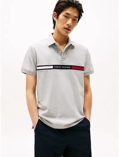 Tommy Hilfiger Regular Fit Embroidered Stripe Polo