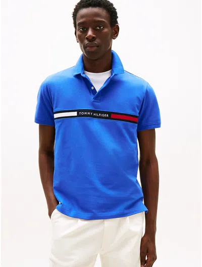 Tommy Hilfiger Regular Fit Embroidered Stripe Polo