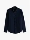 Tommy Hilfiger Regular Fit Flex Poplin Shirt In Navy