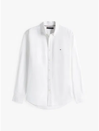 Tommy Hilfiger Regular Fit Flex Poplin Shirt In White