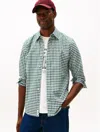 Tommy Hilfiger Regular Fit Gingham Oxford Shirt In Green