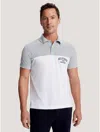 Tommy Hilfiger Regular Fit Hilfiger Block Logo Polo In Fresh White