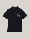 Tommy Hilfiger Regular Fit Hilfiger Graphic Polo In Navy