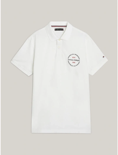 Tommy Hilfiger Regular Fit Hilfiger Graphic Polo In White
