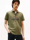 Tommy Hilfiger Regular Fit Interlock Hilfiger Logo Polo In Green