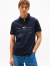 Tommy Hilfiger Regular Fit Interlock Hilfiger Logo Polo In Blue