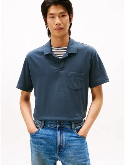 Tommy Hilfiger Regular Fit Linen In Blue