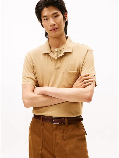 Tommy Hilfiger Regular Fit Linen In Gold