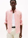 Tommy Hilfiger Regular Fit Linen Stripe Shirt