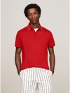Tommy Hilfiger Regular Fit Monotype Interlock Polo In Dark Magma