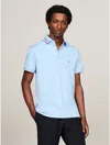Tommy Hilfiger Regular Fit Monotype Interlock Polo In Vessel Blue