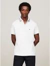 Tommy Hilfiger Regular Fit Monotype Interlock Polo In White