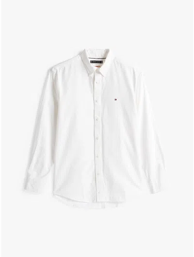 Tommy Hilfiger Regular Fit Oxford Shirt In Optic White