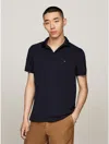 Tommy Hilfiger Regular Fit Performance Pique Polo In Navy
