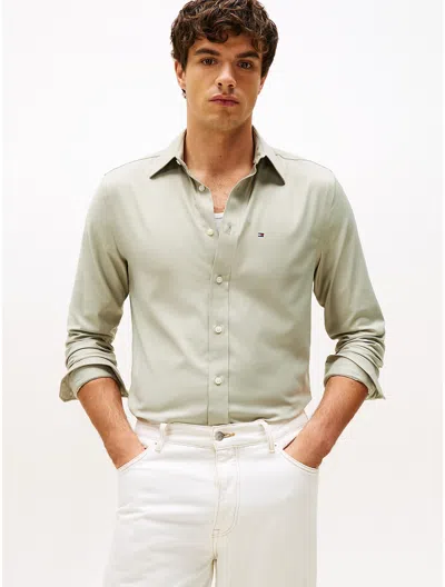 Tommy Hilfiger Regular Fit Performance Shirt In Green