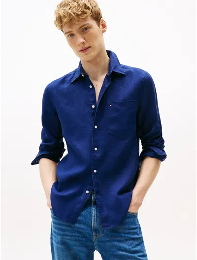 Tommy Hilfiger Regular Fit Piece In Blue