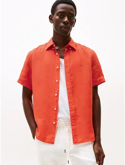 Tommy Hilfiger Regular Fit Pigment In Brilliant Orange