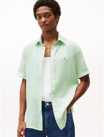 Tommy Hilfiger Regular Fit Pigment In Opal Green