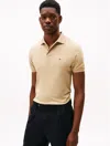 Tommy Hilfiger Regular Fit Pique Tech Polo In Brown