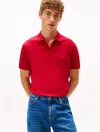 Tommy Hilfiger Regular Fit Pique Tech Polo In Red