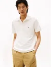 Tommy Hilfiger Tipped-collar Polo Shirt In White