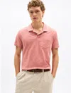 Tommy Hilfiger Regular Fit Pocket Polo In Teaberry Blossom