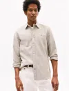 Tommy Hilfiger Regular Fit Stretch Oxford Shirt In Uniform Olive