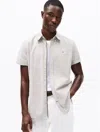 Tommy Hilfiger Regular Fit Stretch Oxford Shirt In Uniform Olive