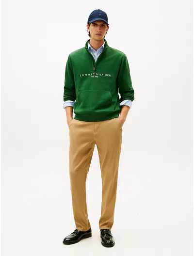 Tommy Hilfiger Regular Fit Stretch Tech Pant In Green
