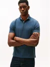 Tommy Hilfiger Regular Fit Stretch Tommy Polo In Blue