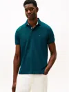 Tommy Hilfiger Regular Fit Stretch Tommy Polo In Blue