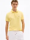 Tommy Hilfiger Regular Fit Stretch Tommy Polo In Citronella