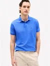 Tommy Hilfiger Regular Fit Stretch Tommy Polo In Dazzling Blue