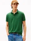Tommy Hilfiger Regular Fit Stretch Tommy Polo In Green