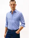 Tommy Hilfiger Regular Fit Stripe Print Shirt In Blue