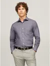 Tommy Hilfiger Regular Fit Thflex Dress Shirt In Peacoat